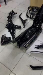 YAMAHA LC135 V8 INNER SET HITAM KILAT DIAMOND