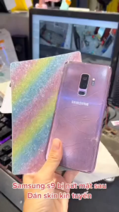 Miếng dán mặt lưng kim tuyến nhũ nhiều màu Poco M7 Pro