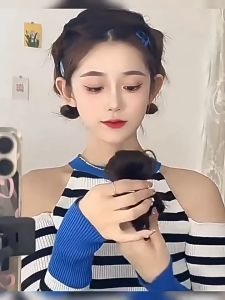 Kẹp Tóc Giả Thắt Nơ Xinh Xắn Cho Nữ - Phụ kiện RYRY