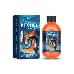【Malaysia spot goods】Jue-Fish 排水管清洁剂 家用厨房厕所水槽排水管快速疏通清洁剂 Jue-fish Drain Pipe Cleaner Household Kitchen Toilet Sink Drain Pipe Quick Dredging Cleaner