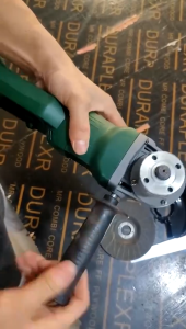 TANZU 21V Rechargeable Brushless Angle Grinder 850W 3 Speed Adjustable 125MM Grinding Wheel with Auxiliary Handle Multifunctional Power Tool for Metal Stone Wood Cutting & Polishing