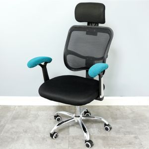 Elastic Chair Armrest Cover 1 Pair Office Seat Arm Rest Protector Waterproof Removable