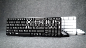 Rapoo X1800S ชุดคีย์บอร์ดและเมาส์ไร้สาย ออปติคัล 2.4G 108 คีย์ 1000 DPI ส่งข้อมูล 10M ปุ่ม Fn-Thai–English Bilingual Keyboard