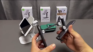 Portable Collapsible Phone Stand: A Multi-angle & Adjustable Height Solution