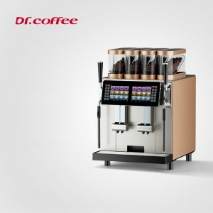 High-end Commercial Dual-screen Quadruple-grinding Intelligent Extraction Coffee Machine