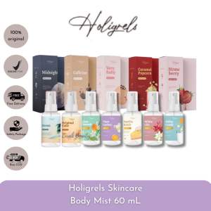 Holigrels Body Mist dan Shimmer Mist By Holigrelskincare Bodymist Holigrels [Ready / BPOM]