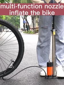 Car Pump High Pressure Bike Air Pump 160 PSI Stainless steel Durable Base Tire Pump Pump With Guage