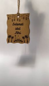 (1 PAK = 50 PCS) HANGTAG HARI RAYA IDUL FITRI HANGTAG SELAMAT IDUL FITRI KARTU UCAPAN TEMA IDUL FITRI HIASAN PRODUK IDUL FITRI HIASAN GANTUNGAN SELAMAT IDUL FITRI
