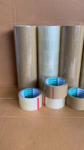 6 ม้วน เทปกาวหนา 40 ไมครอน ยาว 45 หลา กว้าง 2 นิ้ว แกนสีเขียว