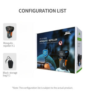 BRS | BRS-Q2/Q2S Portable Mosquito Repellent New Anti mosquito set for Outdoor Camping Hiking Fishing Picnics Other Outdoor Activities