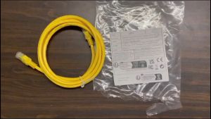 Yellow CAT6 RJ45 Lan Cable Outdoor UTP Ethernet Cable 1000Mbps Network Cable