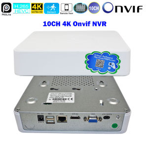 Ai Face capture 10ch 4K Network Video Recorder Surveillance NVR Recorder With Onvif P2P For HD 8MP 5MP 1080P 720P CCTV IP Camera