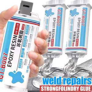 กาวหล่อเรซินอีพ็อกซี่โปร่งใสกาว AB แห้งเร็ว5ชุดสำหรับงานซ่อมไม้โลหะเซรามิกพลาสติกเครื่องมือกาวที่แข็งแรงสำหรับใช้ในบ้าน