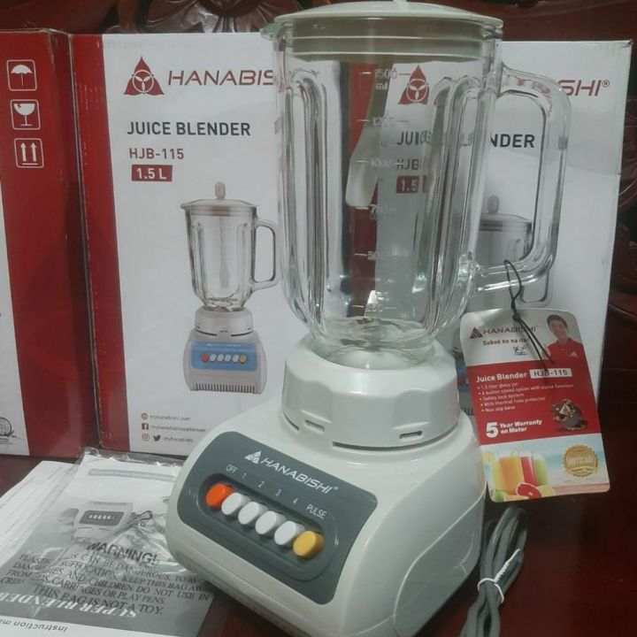 Hanabishi Juice Blender HJB115 Lazada PH