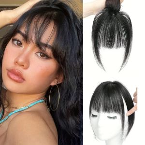 Tóc Giả Tổng Hợp 8 Inch Dành Cho Nữ Với Tóc Mái Dài Kẹp Tóc Giả Dành Cho Giáng Sinh Halloween