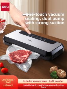 deli | Vacuum Sealing Food Storage Machine Home Use
