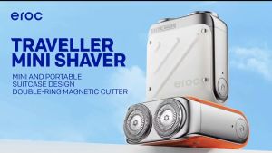 Máy Cạo Râu Mini 2 Lưỡi Tự Làm Sắc Hiển Thị % Pin Chống Nước IPX7 Máy Cạo Râu Bỏ Túi Pin Sạc Tiện Lợi