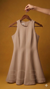 Megan by BCBL DEVON Dress Round Neckline Sleeveless