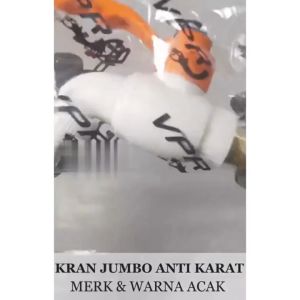 Kran Air Tembok 1/2 3/4 Inch Keran Jumbo PVC PRR Drat Kuningan Engkol