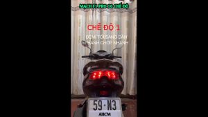 MẠCH Đèn Hậu Nháy STOP F1 Xe HONDA FUTURE 125 FI 2013 ĐẾN 2017 Nhiều Chế Độ Chớp Gắn Trực Tiếp