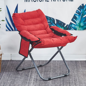 OME | Home Use Lazy Sofa Chair Balcony Single Hall Rocking Chair Adult Sleepable Recliner Furniture Metal Material Stackable Option