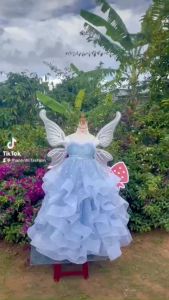 Váy Công Chúa Bé Gái Chân Bèo Thiết Kế Cao Cấp Thanh Nhi Fashion TN3424001