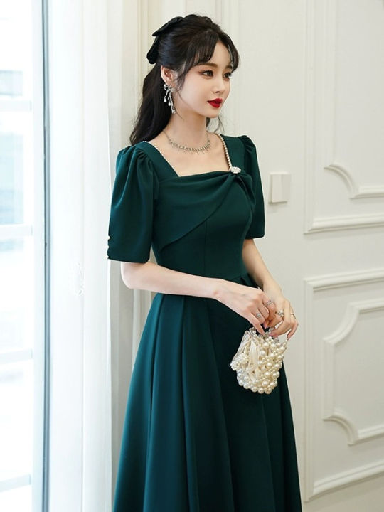 Elegant plus Size Summer Dress Fashionable Slimming Ball Gown for Ladies  Stylish Midi Dress Korean Style A-Line Polyester Fiber | Lazada Singapore