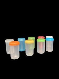 Portable Mini Sealed Transparent Powder Milk Storage Bottle Medicine Box Durable Food Grade Powder Agent Container Household Organizer