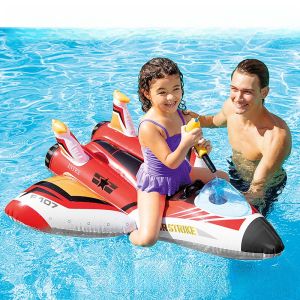 Sam Kids Floating Bed Inflatable Rides Unicorn Floating Air Cushion Big Yellow Duck Adult Float Swim Ring