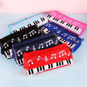 Music Store Piano Note Pen Bag Stationery Storage Bag Korean Style Student Pencil Case Lead Pencil Box Carrier Bag