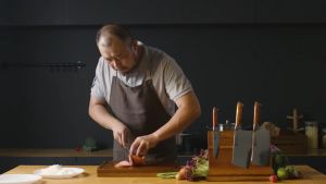 XINZUO Santoku Knife YU Series Damaskus Super Steel 10Cr15CoMoV Tahan Lama Tajam Gagang Kayu Pakka