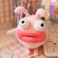 Big Lips Keychain Cute Thick Mouth Animal Cartoon Bunny Rabbit Duck Caterpillar Fat Dolls Kawaii Plush Pendant Stuffed Toys Gift. 
