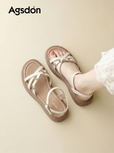 Agsdon | Thick Sole Wedge Sandals for Skirts Summer Leisure