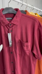 KEMEJA PRIA LENGAN DPENDEK POLOS FORMAL CASUAL KERJA SANTAI BAHAN PIQUE