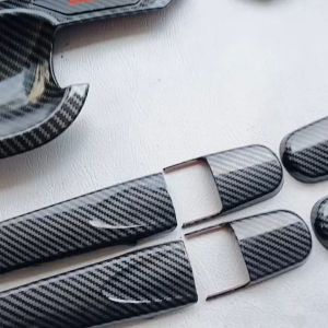 Paket Cover Handle Outer Pintu Mobil Sigra 2016 - 2024 Carbon
