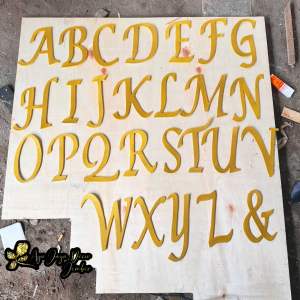 abjad huruf dekorasi murah bonus &