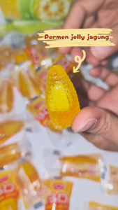Permen NARAYA Jeli Jagung 3D Corn Jelly Candy Halal 330g Snack Permen Lunak Rasa Jagung Manis