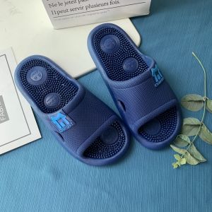 Dép Đi Trong Nhà Mùa Hè Cho Nam Đế Mềm Thường Ngày Trong Nhà Phòng Tắm Ngoài Trời Đế EVA Dép Xăng Đan PVC Phong Cách Giản Dị