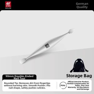ZWILLING | Dual-Head Stainless Steel Dead Skin Remover and Nail Cleaner