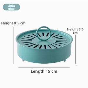NAIFUNA |Covered Fireproof Indoor Mosquito & Incense Coil Holder