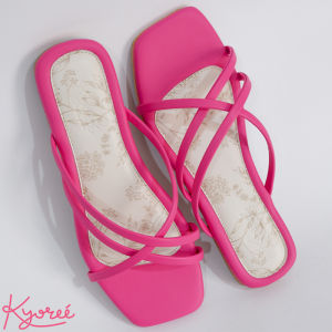 Kyoree Fiore Sandal Flat Wanita - Sandal Printing