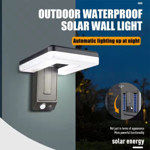 Folding Adjustable Waterproof Courtyard Light 3 Modes New Outdoor Solar Wall Light Motion Sensor 120° Corridor Balcony Outdoor