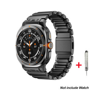 Luxury Magnetic Titanium+Silicone Strap for Samsung Galaxy Watch Band 7/Ultra 2025 47mm Watchband Bracelet