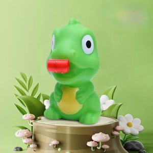 Cute Creative Toys Squishy Frog and Dinosaur with Sticking Out Tongue Stress Relief Toy for Kids Birthday Gift Christmas Gift
