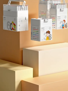 Bộ Bút Lông 2 Đầu 24 Màu Dễ Rửa Mideer Dual Tip Double-Ended Washable Marker