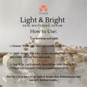 Mon Belle Light & Bright Skin Whitening Serum