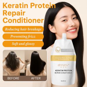 ครีมนวดผมซ่อมแซมโปรตีนเคราติน ซ่อมแซมผมแห้งเสียอย่างล้ำลึก ปรับปรุงผมชี้ฟู บำรุงผมให้ชุ่มชื้น