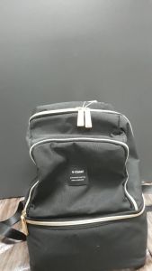 V-coool Vcoool Premium Mummy Bag Multi Function USB Canvas Mummy Backpack Large Breast Milk Storage Cooler Bag Double Compartment and Insulation