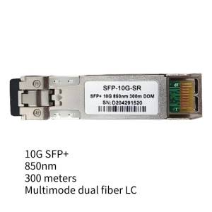 10G SFP+ Dual Fiber LC SFP Module Multimode 850nm 300m Duplex SFP-10G-SR Compatible With various Switch