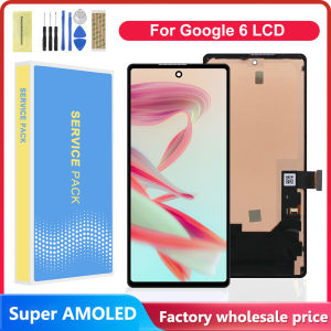 AMOLED For Google Pixel 6 LCD Display Touch Screen Digitizer Assembly Replacement For Pixel6 GB7N6 G9S9B16 LCD With Frame